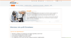 Desktop Screenshot of investir.net