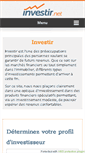 Mobile Screenshot of investir.net